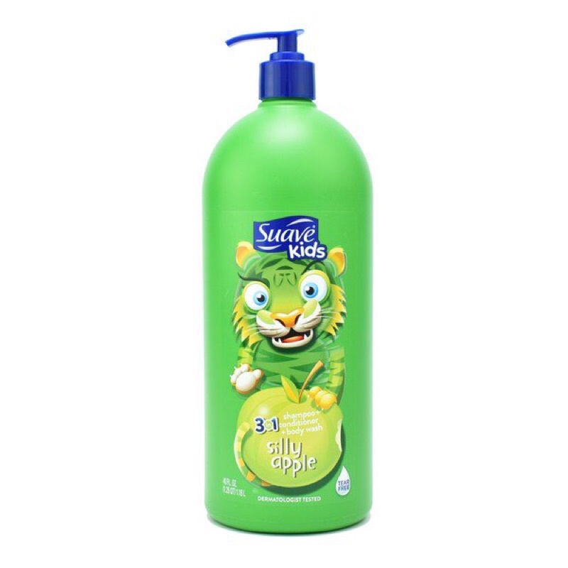 Sữa tắm gội xả bé Suave Kids 3in1 1,18lit