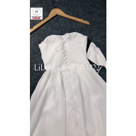 ĐẦM CÚP XOÈ 360 MẶC CƯỚI BIẾN HOÁ 3 KIỂU SIZE S M L XL ẢNH VÀ VIDEO CHỦ SHOP TỤW CHỤP 1000%