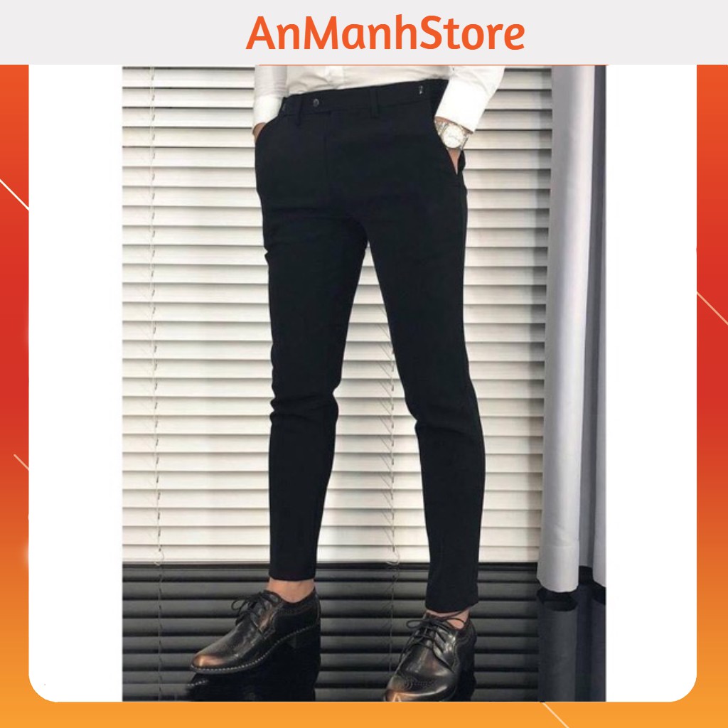 [3 MÀU] Quần tây nam dáng Hàn Quốc chất vải tuyết mưa xịn (quân âu) | BigBuy360 - bigbuy360.vn