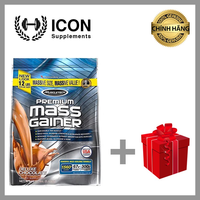 Sữa Tăng Cân Tăng Cơ Premium Mass Gainer 12lbs (5.4KG)