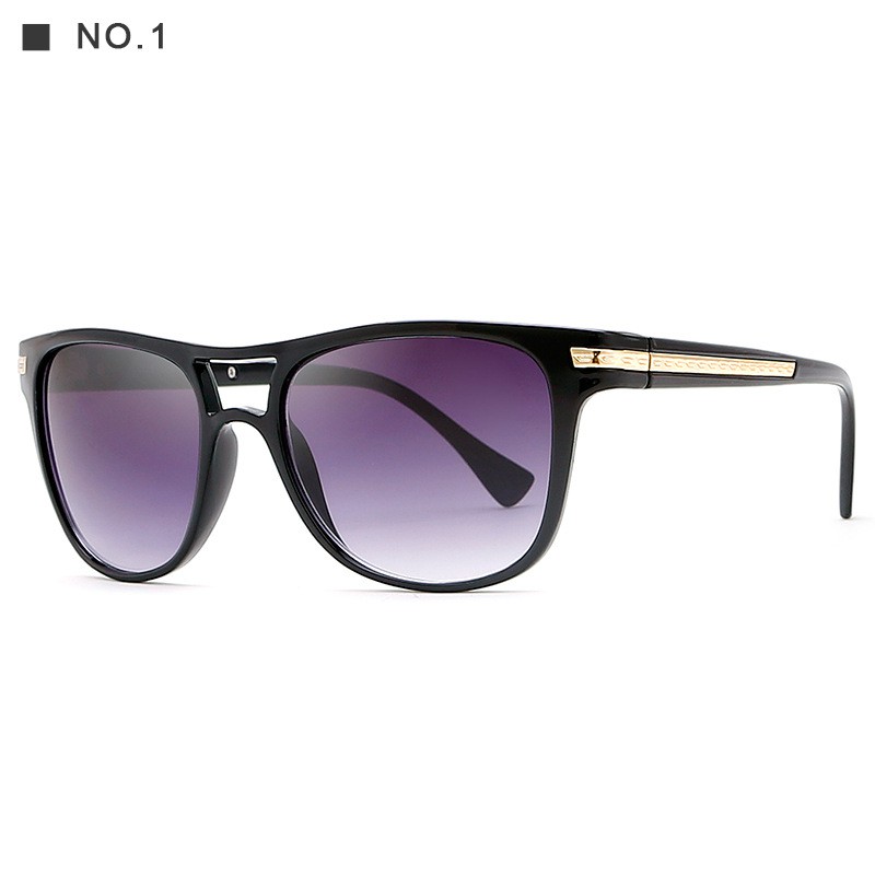 Women's Sunglasses Double Beam Classic UV Protection Sunglasses High Quality Metal Accessories Hinges C58812