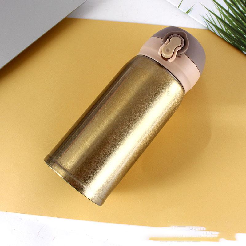Bình giữ nhiệt - Bình Nước Inox dung tích 350ml Happy Home 1977