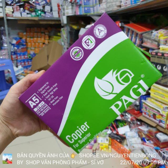 Giấy a5 PAGI ĐL 70GSM (500 tờ)