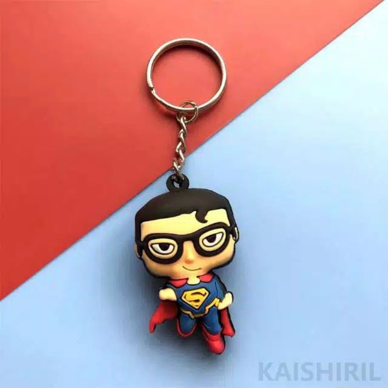 Móc Khóa Hình Siêu Nhân Ultraman / Người Nhện / Captain / Ultraman / Lol / Superman