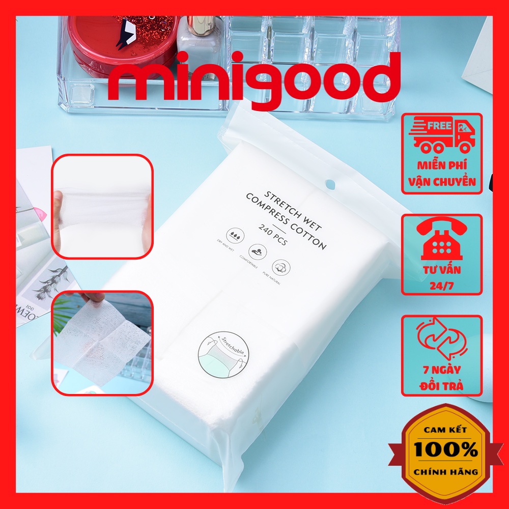 Khăn ướt tẩy trang kéo dài 240 miếng MINIGOOD