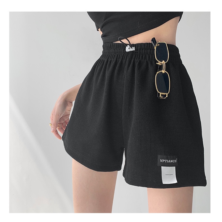 SUXI Quần Short Thể Thao Lưng Cao Ống Rộng Thời Trang Mùa Hè Cho Nữ