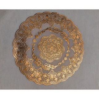 Khăn trải bàn ren hoa hình tròn đường kính 30cm