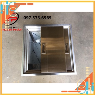 Thùng Đá Inox Âm Bàn. Thùng đá Inox