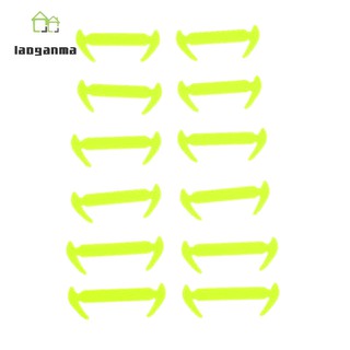 Set 12 Dây Giày Silicon Không Cần Buộc