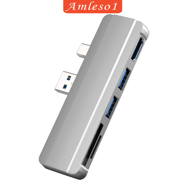 Bộ Chia Cổng Usb 3.0 Amleso1 Cho Máy Tính Pro 4 / 5 / 6 4k Hdmi | BigBuy360 - bigbuy360.vn