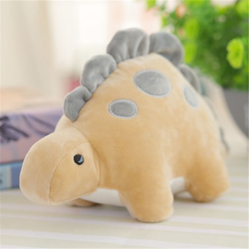 Cute Little dinosaur doll Plush Toy Stuffed Animal Doll Sofa Car Pillow triceratops long-necked dragon stegosaurus dolls
