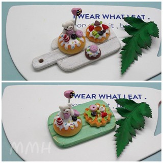 Mô hình thu nhỏ-thớt bánh kem minifood miniature🍓🍓🍓