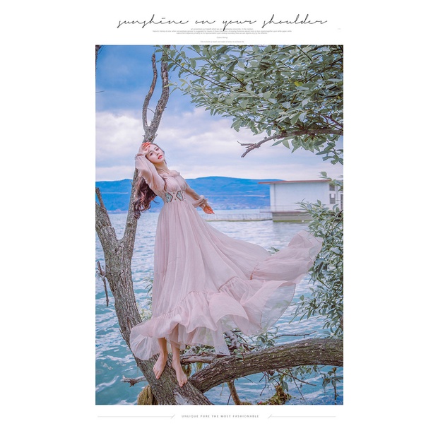 Giảm tối đa 50k đơn từ 250k NẮNGBOHO-Maxi hồng baby