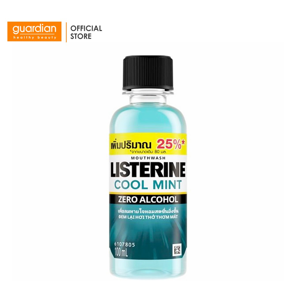 Nước súc miệng Listerine Cool Mint Zero Alcohol 100ml