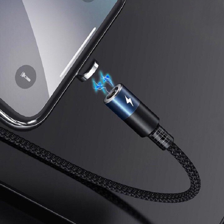 Cáp sạc nhanh remax nam châm cho iphone và androi rc-102 chính hãng