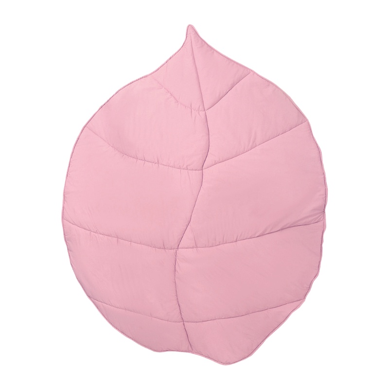 Thảm Bò Chất Liệu Cotton Hình Chiếc Lá Dễ Thương Xinh Xắn Cho Bé