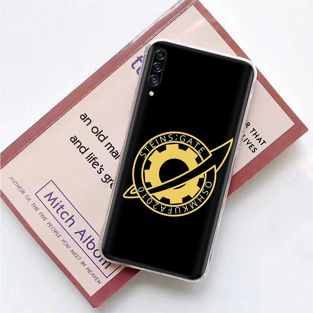 GT271 Steins Gate Transparent Soft Casing Phone Case for Samsung Galaxy A31 A51 A50 A50S A70 A70S A60 A80 A90 A91