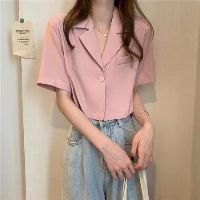 Áo Sơ Mi Tay Ngắn Cổ Chữ V Thiết Kế Mỏng Sang Trọng Mùa Hè Mới Dành Cho Nữ
