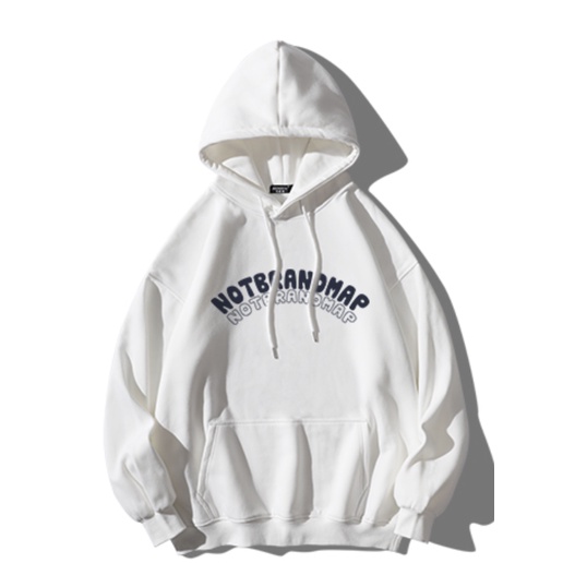 ( Hàng Mới - Hot ) Áo Hoodie Mũ Trùm Đầu 2 lớp Phối Chữ NOTBRANDMAP Bản Lớn, Nỉ Ngoại Dày Dặn Mịn Thấm Hút Mồ Hôi Tốt