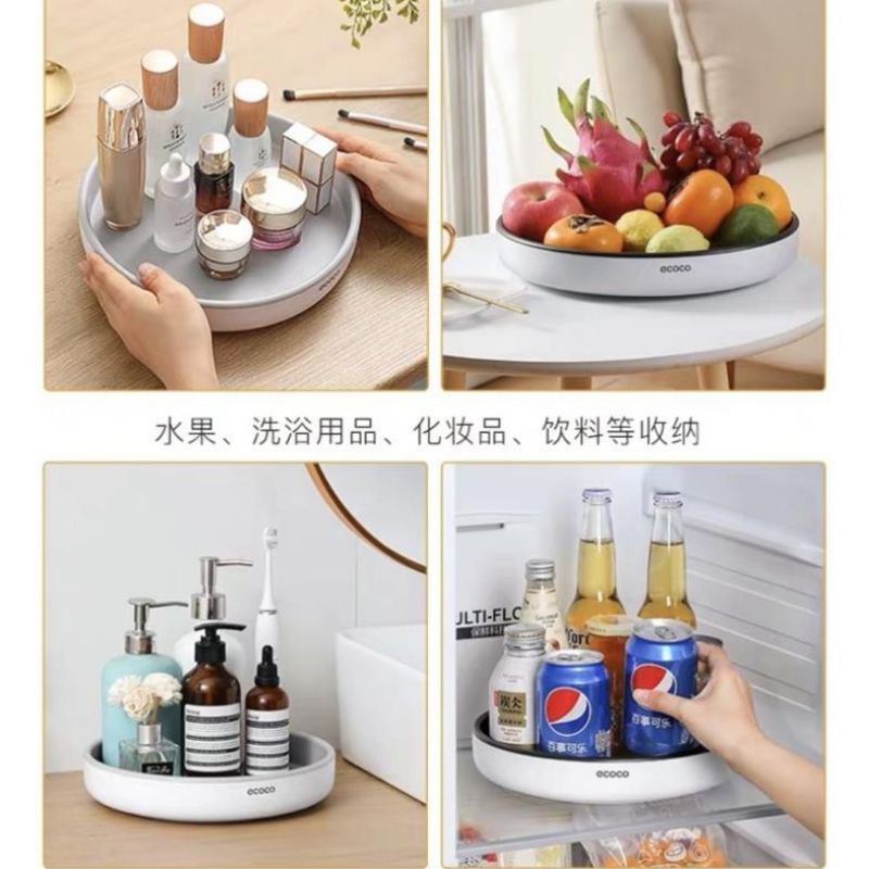 Khay đĩa xoay 360* để đồ, gia vị ECOCO cao cấp