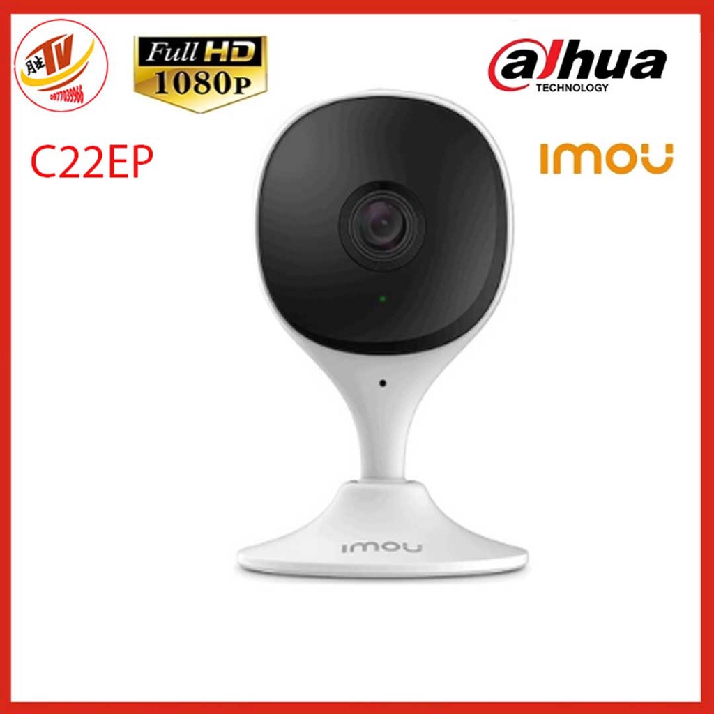 [kèm thẻ 32gb 64gb] Camera Wifi IMOU Trong Nhà C22EP C22CP C22SP Cue 2E Đàm Thoại 2 Chiều 2M FULLHD 1080P DAHUA C1c