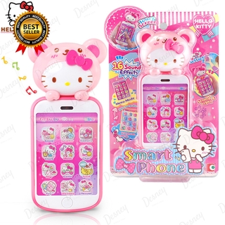 Điện Thoại Đồ Chơi Hình Hello Kitty Có Nhạc Cho Bé