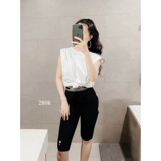 Bán sỉ quần legging đùi thêu