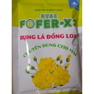 Phân bón lá đạm vi lượng RỤNG LÁ ĐỒNG LOẠT chuyên dùng cho mai - gói 200 gram