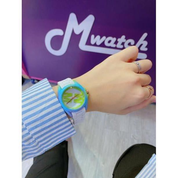 ĐỒNG HỒ NAM NỮ PHA MÀU MWATCH MẶT 37mm (MẪU CANDY)