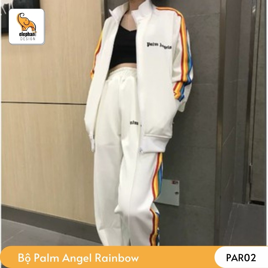 Bộ Nỉ Nam ️⚽ PALM ANGEL RAINBOW Thu Đông Cao Cấp Chất Liệu Poly Cotton Thấm Hút Tốt Không Xù Không Gião Phù Hợp Cả Na | BigBuy360 - bigbuy360.vn