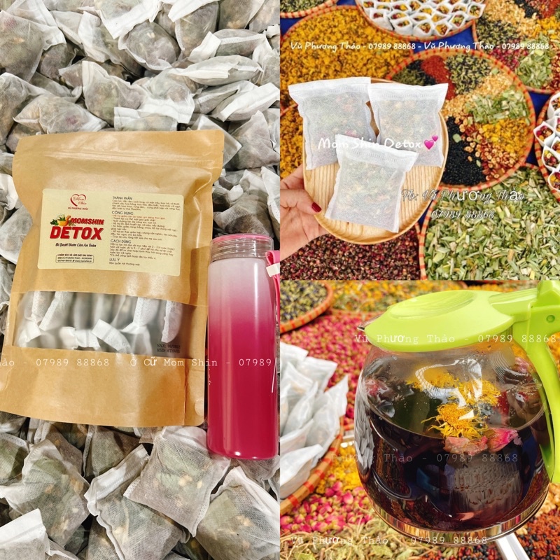 TRÀ THẢO MỘC MOM SHIN | MOMSHIN DETOX | Vũ Phương Thảo Mom Shin | Shop Mẹ Thảo | Ở Cữ Mẹ Shin Min Gin