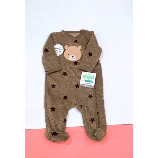 {Size 0-3M} Body nỉ cho bé 3-5kg