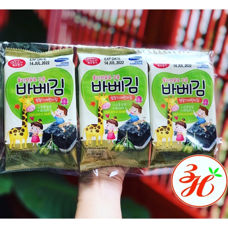 Combo Rong biển ăn liền sét 3 - Hàn Quốc