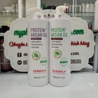 DẦU GỘI XẢ DERMOLA ORGANIC CHỐNG RỤNG PHỤC HỒI 800ML
