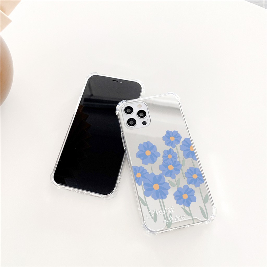 Ốp lưng iphone Blue Hope tráng gương chống va đập 6/6plus/6s/6splus/7/7plus/8/8plus/x/xr/xs/11/12/pro/max/plus/promax