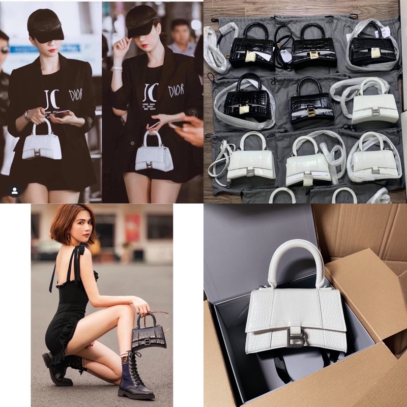 Túi balen vân rắn hàng box 2 lớp siêu sang size 20cm - 22cm chuẩn sịn 5465# - 5466#