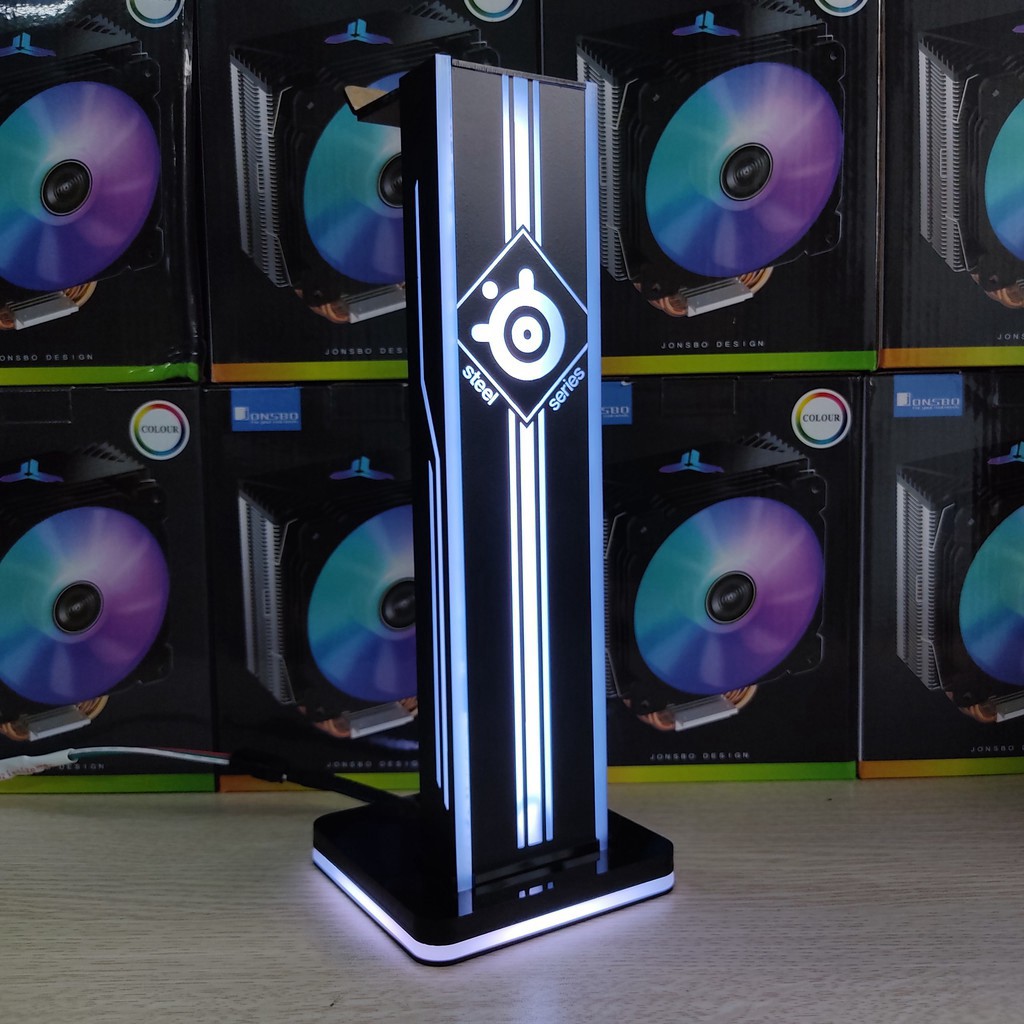 Giá treo tai nghe Steel Series Led RGB Pro - Khiển màu tùy ý | BigBuy360 - bigbuy360.vn