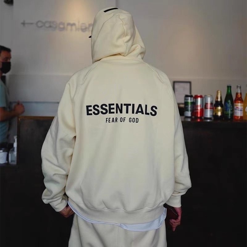 Áo hoodie Essentials ss21, áo khoác Fear Of God Essentials ss21