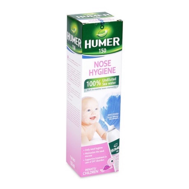 Xịt muối biển Humer 150 (Trẻ em & Người lớn) -[Chính Hãng]