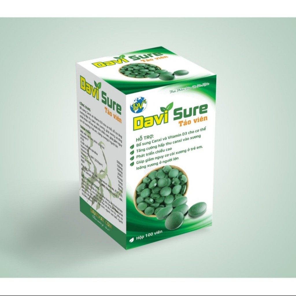 Combor mua 5 hôp tảo xoắn spirulina tặng thêm 1 hộp cùng loại