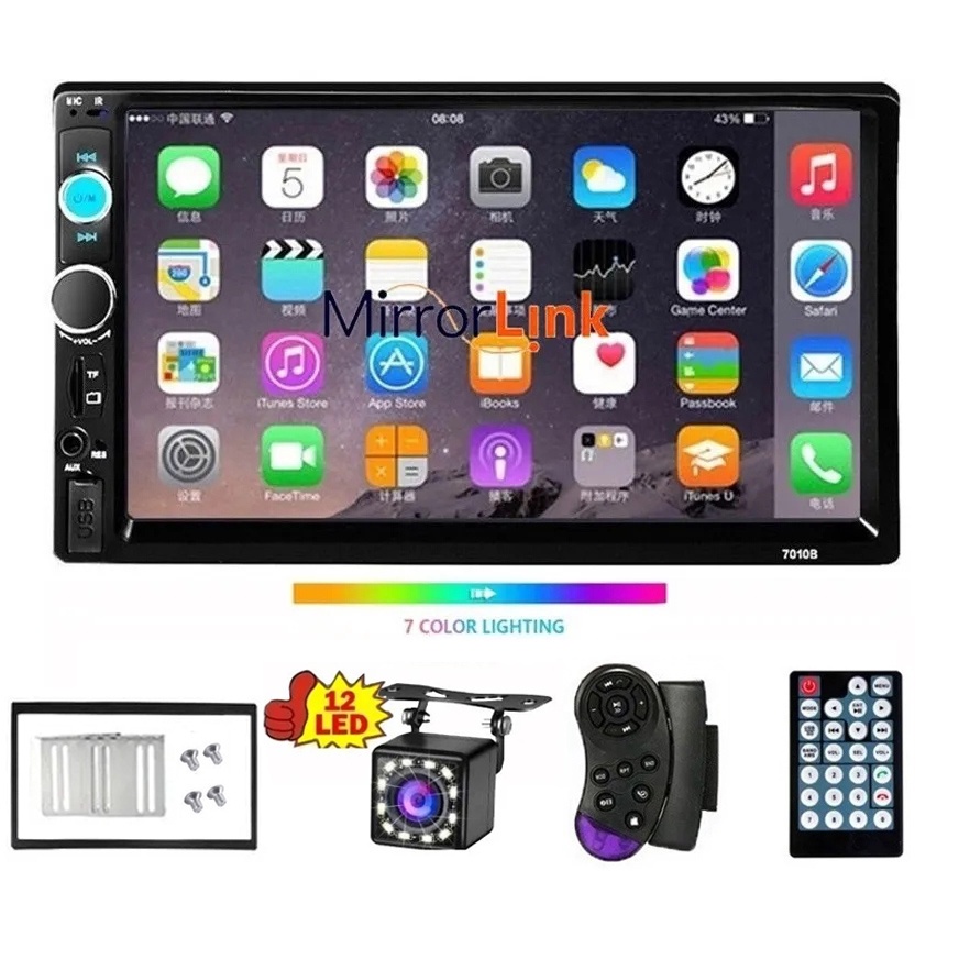 Màn Hình Cảm Ứng Hd Bluetooth 7 Inch Cho Xe Hơi
