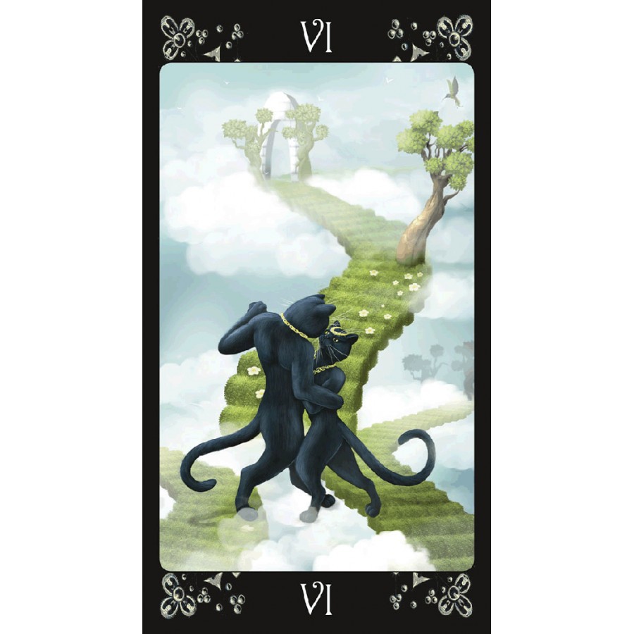 Bộ Bài Black Cats Tarot (Mystic House Tarot Shop)