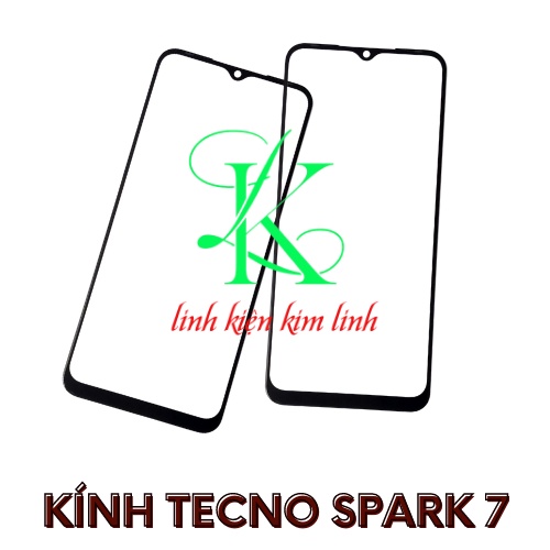 Kính tecno spark 7 ( Kính ép dành cho tecno spark 7 )
