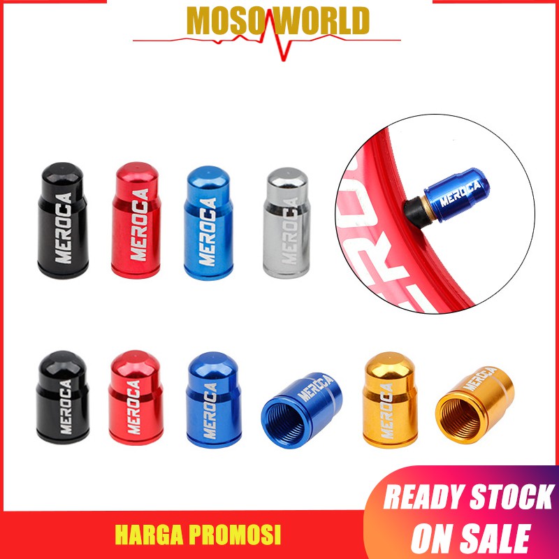 Nắp van xe đạp leo núi MOSOWORLD bằng hợp kim nhôm chống bụi