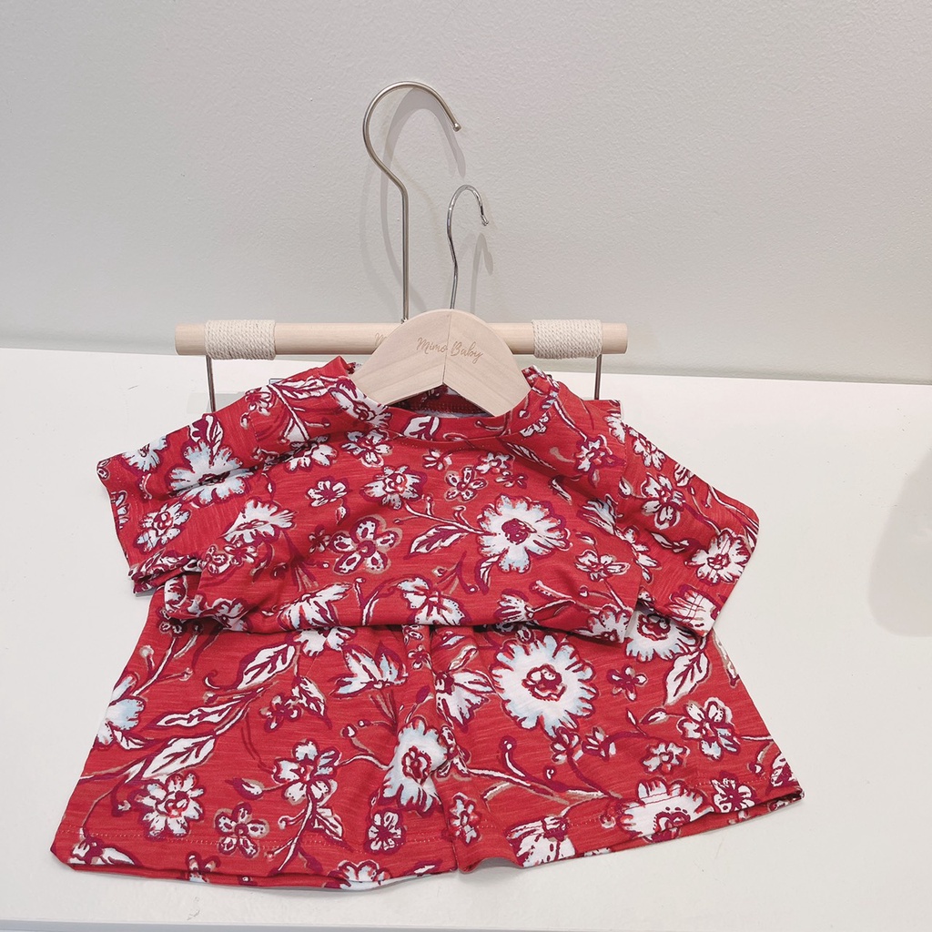 Bộ quần áo cộc tay họa tiết đáng yêu cho bé Mica baby QA19
