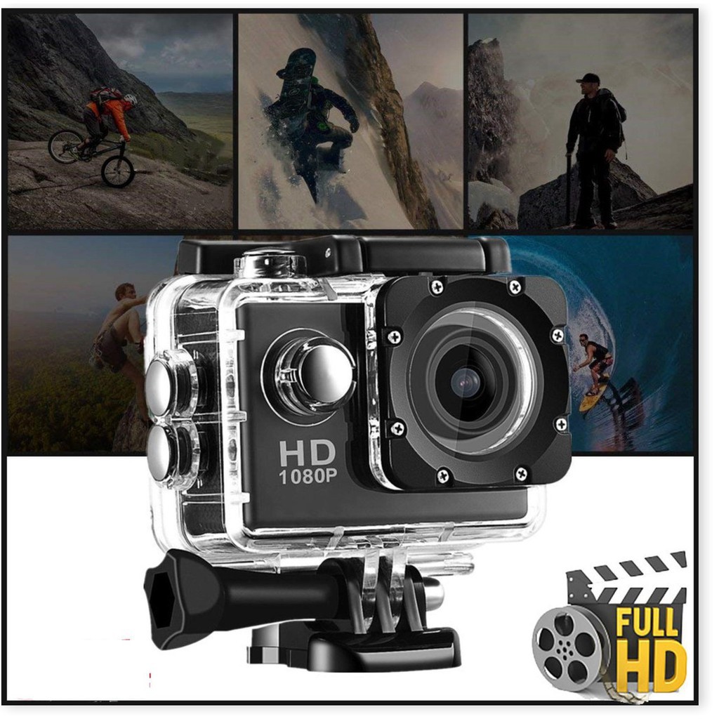 Xả kho sập sàn  Camera hành trình xe máy, tô tô mini, Camera Hành Trình 1080 Sports  Freeship  Bảo hành uy tín