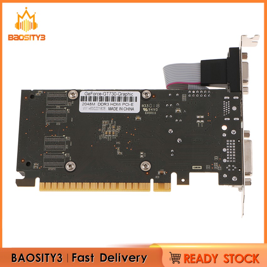 Card đồ họa rời DDR3 64Bit 2 chuyên dùng cho máy tính chơi game/máy tính xách tay GT730 | BigBuy360 - bigbuy360.vn