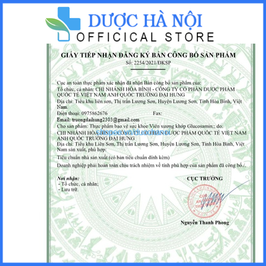 Viên xương khớp Glucosamin 500mg bỏ sung canxi d3 giảm đau nhức mỏi xương khớp , chống thoái hóa Hộp 100 viên