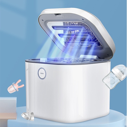 Máy tiệt trùng sấy khô bình sữa Mamahome dung tích 10L cho trẻ sơ sinh bằng tia UV,tặng kèm Ổ 3 CHẤU