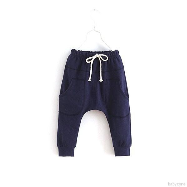 Quần cotton ống rộng cho bé trai